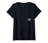 Womens Mossad - It's Never An Accident V-Neck T-Shirt