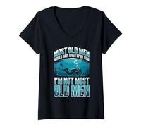 Women's Most Old Men Would Have Given Up By Now I'm Not Most Old Men V-Neck T-Shirt