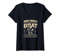 Women's Most People Never Meet Their Goat I Raised Mine V-Neck T-Shirt