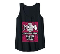 Womens Mothor Like A Normal Mom Just Way Mightier Viking Mother Tank Top