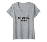 Women's Motivational Speaker V-Neck T-Shirt