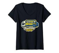 Women's Moto Bord Tool Roll V-Neck T-Shirt