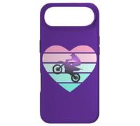 womens motocross dirt bike heart for girls who love to ride Case for iPhone Air
