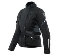 Women's Motorcycle Jacket Dainese Tempest 3 Lady Dry Black Gray 40 Black Ebony