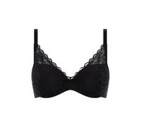 Women's Moulded Memory Foam Bra Chantelle Floral Touch Noir 110D
