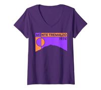 Womens Mount Monte Tremalzo Lake Garda Mountains Hiking Gifts Italy V-Neck T-Shirt