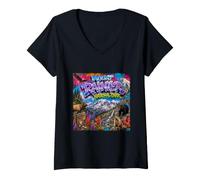Women's Mount Rainier National Park Washington V-Neck T-Shirt
