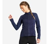 Women's Mountain Biking Windproof Jacket - Navy Blue