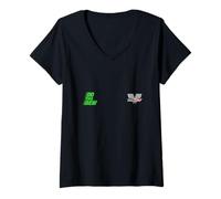 Women's Mountain Dew 'Do The Dew' Retro Racing Graphic PAPL1848 V-Neck T-Shirt