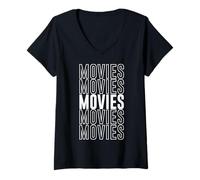 Womens Movies V-Neck T-Shirt