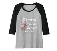 Womens Moving Forward in Light for Women Bible Verse Raglan Baseball Tee