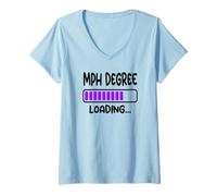 Women's MPH Masters in Public Health Student Degree 2026 Loading V-Neck T-Shirt