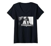 Womens Mr Bean Actor Rowan Atkinson Not The Nine O Clock News V-Neck T-Shirt