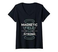 Womens MRI Technologist Radiology Magnetic Resonance Imaging Pride V-Neck T-Shirt