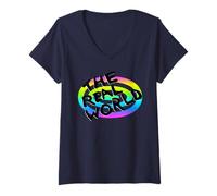 Womens MTV The Real World Graphic V-Neck T-Shirt
