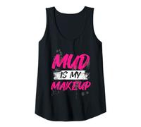 Womens Mud is My Makeup Muddy Race Mud Run Mud Run Tank Top