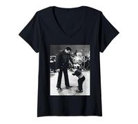 Womens Muhammad Ali Boxer Actor Kenny Baker Fight 1979 V-Neck T-Shirt