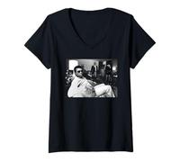 Womens Muhammad Ali World Champion Boxer With Entourage 1978 V-Neck T-Shirt
