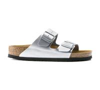 Birkenstock Womens Arizona Birko Flor - Silver - 1012282-SLV ARIZONA