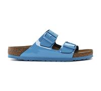 Women's mules Birkenstock Arizona Birko-Flor Patent Bleu 37 Étroit