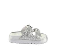 Women's mules Buffalo Raya Ari Glam - Vegan Glitter Argenté 36