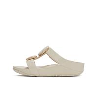 Women's mules FitFlop Fino Marbled-Stone H-Bar Beige 37