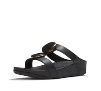 Women's mules FitFlop Fino Marbled-Stone H-Bar Noir 43