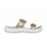 MBT FUJI II ANATOMICAL women's sandals with ergonomic design and superior cushioning. Sole with improved grip and adjustable buckle. Comfort and style. Colour: gold.