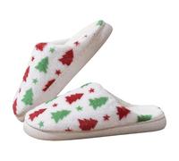Women's Mules Platform Inner Shoes, Christmas Slippers for Men and Women | Women's Slippers, Elegant Closed Front, Felt Slippers for Closed Home Shoes, Non-Slip Flat Cuddly Shoes
