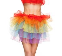 Women's multi-colored petticoat