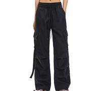 Women's Multi Pocket Outdoor Trousers with Drawstring Waist Breathable Hiking Pants with Zippered Security Pockets Lightweight Sports Cargo Pants for Adventure Travel and Casual Active Wear