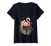 Women's Multiple Sclerosis Awareness I Still Standing MS Warrior V-Neck T-Shirt