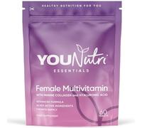 Women's Multivitamins with 100mg Hyaluronic Acid & Marine Collagen | Marine Collagen, 100mg Hyaluronic Acid & 26 Essential Vitamins, 60 Tablets, 1 Month Supply, UK GMP Made & Lab Tested