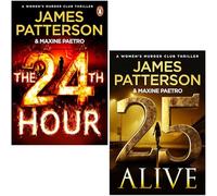 Women's Murder Club Series Collection 2 Books Set By James Patterson (24th Hour & 25 Alive)
