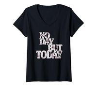 Womens Musical Theatre Lovers - No Day But Today Theater Musicals V-Neck T-Shirt