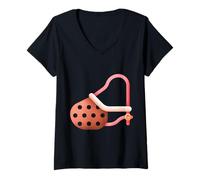 Womens Muzzle Zone Quiet Please V-Neck T-Shirt