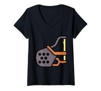 Womens Muzzle Zone Quiet Please V-Neck T-Shirt