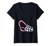 Womens Muzzle Zone Quiet Please V-Neck T-Shirt