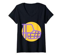 Womens Muzzle Zone Quiet Please V-Neck T-Shirt