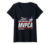 Women's MVPCA Pete Crow-Armstrong Chicago MLBPA Baseball V-Neck T-Shirt
