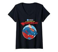 Women's My Adventures with Superman Circle V-Neck T-Shirt