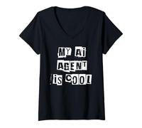 Women's My Ai Agent is Cool V-Neck T-Shirt