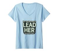 Women's My Assignment Lead Her Christian Scripture Marriage Sayings V-Neck T-Shirt