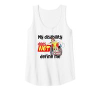 Womens My Disability Does Not Define Me a Women's Disability Pride Tank Top