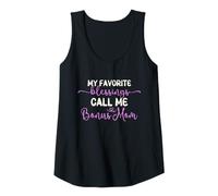 Womens My Favorite Blessings Call Me Bonus Mom Tank Top