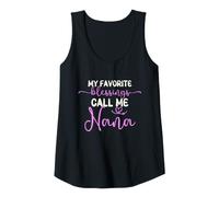 Womens My Favorite Blessings Call Me Nana Tank Top