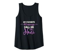 Womens My Favorite Blessings Call Me Noni Tank Top