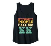 Womens My Favorite People Call Me Kk Vintage Tank Top