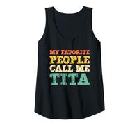 Womens My Favorite People Call Me Tita Vintage Tank Top
