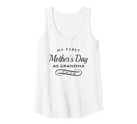 Womens My First Mother's Day As Grandma 2026 Tank Top